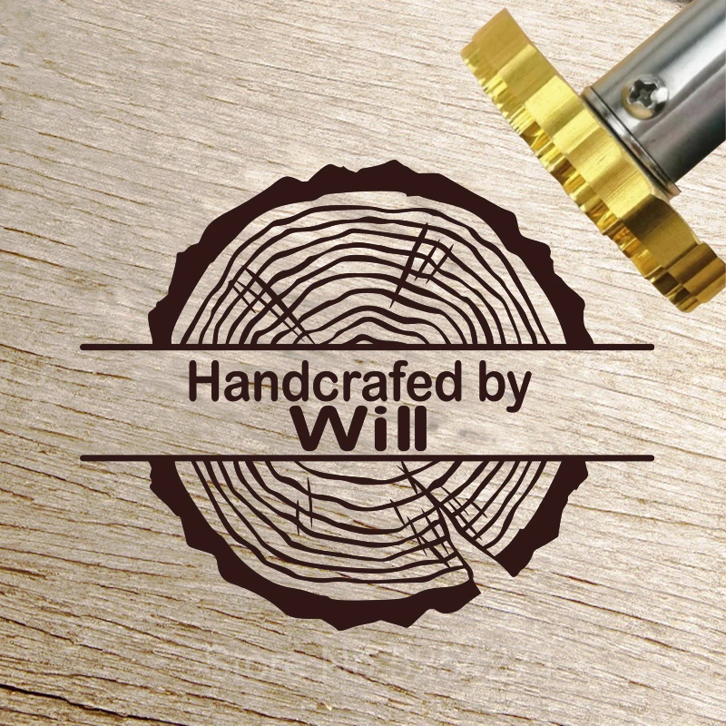 Изготовленный На Заказ Кожаный штамп для деревянной печати кожи на заказ