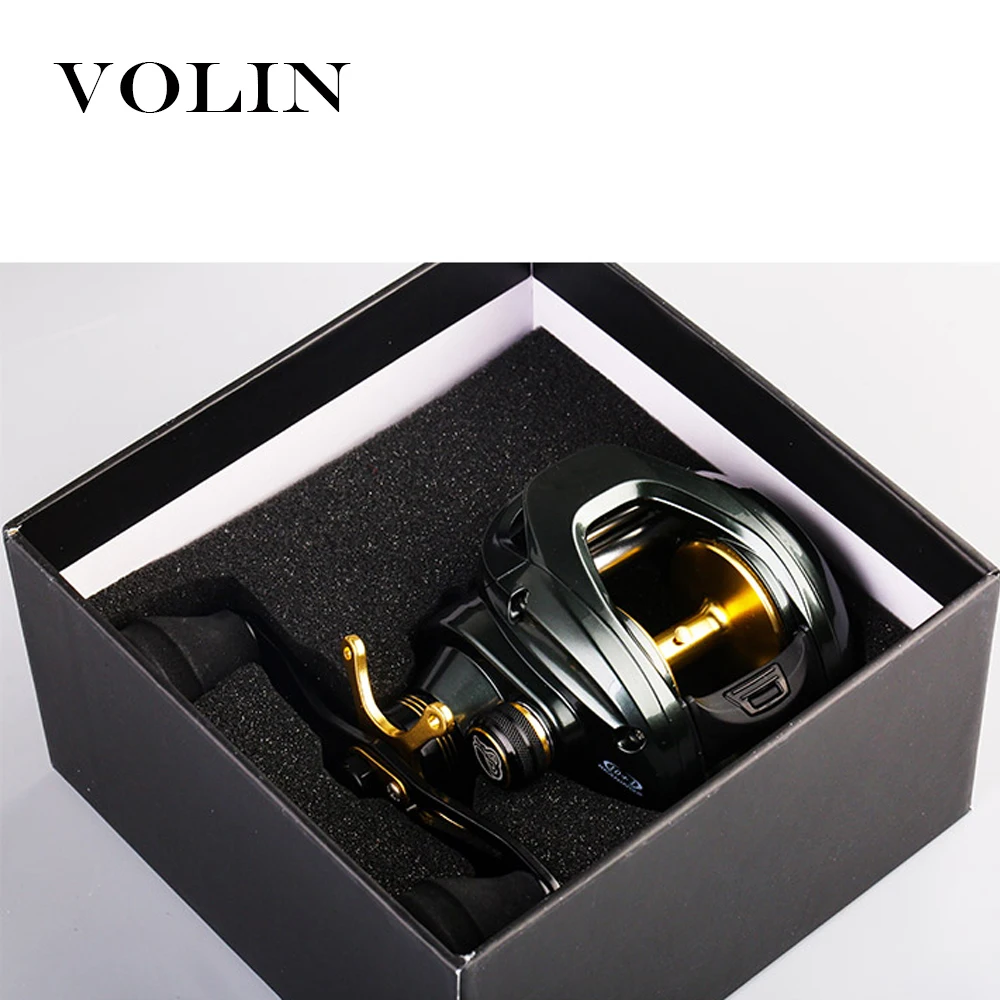 Рыболовная катушка Volin 9 скоростей Магнитная Тормозная система 12 кг NMB Япония 10 + 1