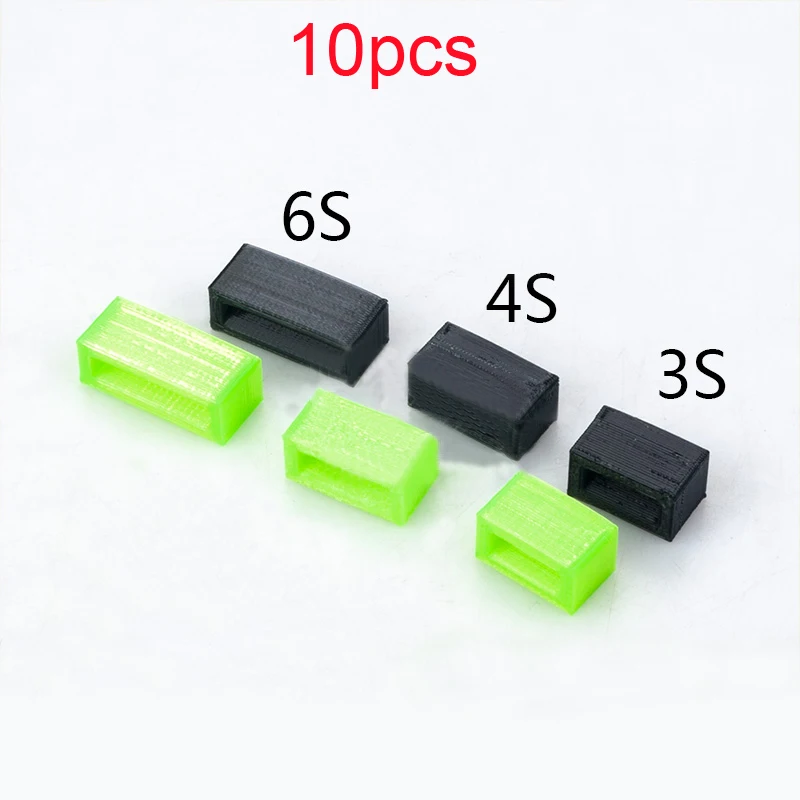 

10PCS 3S 4S 6S Aircraft Model Lithium Battery Balancing Head Protector Balance Plug Connector Protection Shell Protective Cap