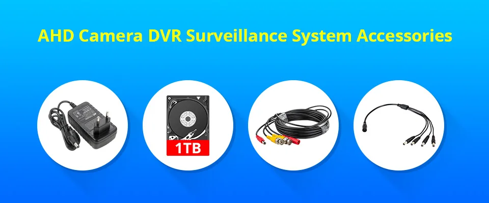 FUERS 2MP 4CH AHD DVR CCTV камера видеонаблюдения Система безопасности для помещений 3000TVL купольная камера видео ночного видения P2P 24 шт. светодиодный 1080P
