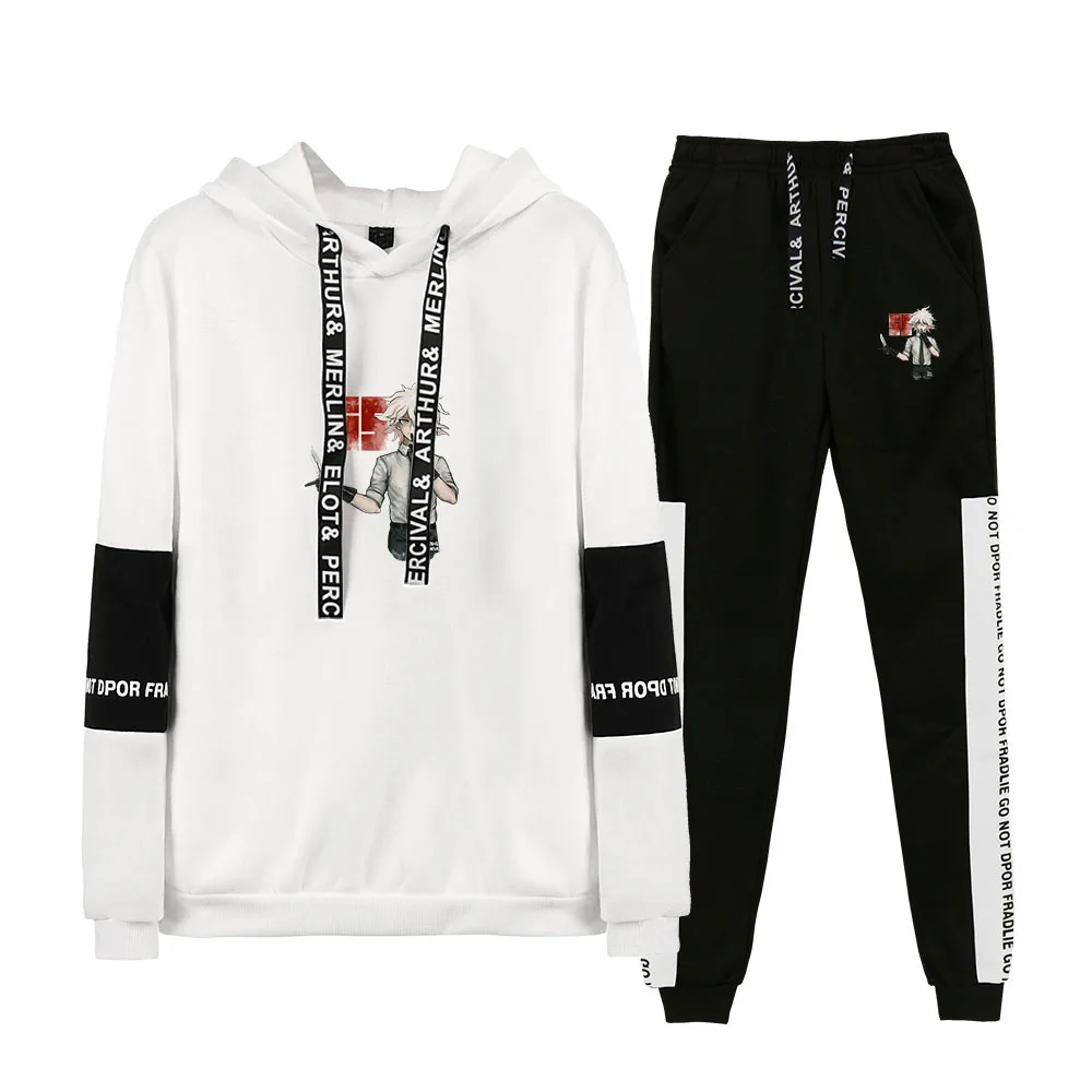 

Nagito Komaeda Two Piece Set Women/Mens Hoodies+Sweatpants Pullover Unisex Harajuku Suit jogger pants hoodie