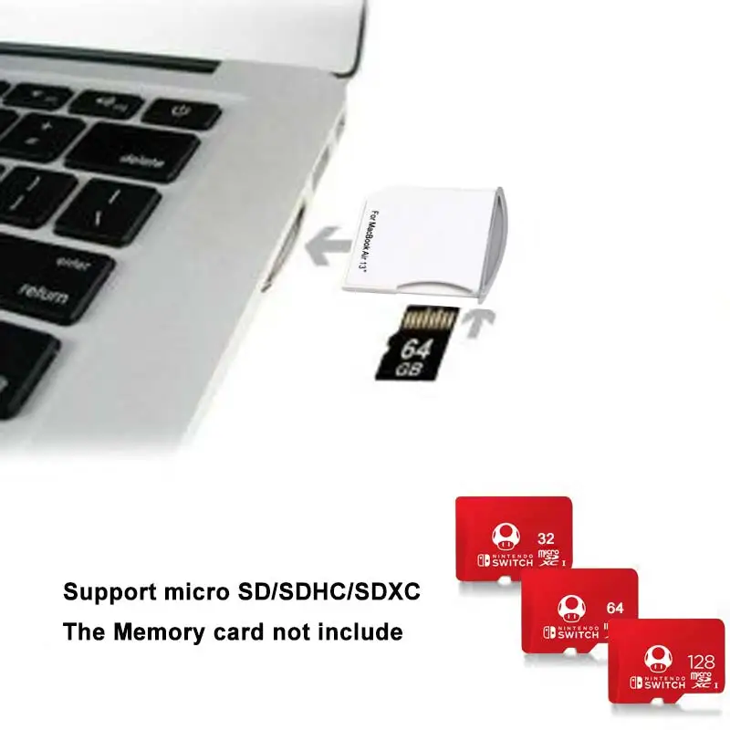 

Карта памяти Micro SD к SDHC TF, адаптер для Macbook Air SD Card/белый