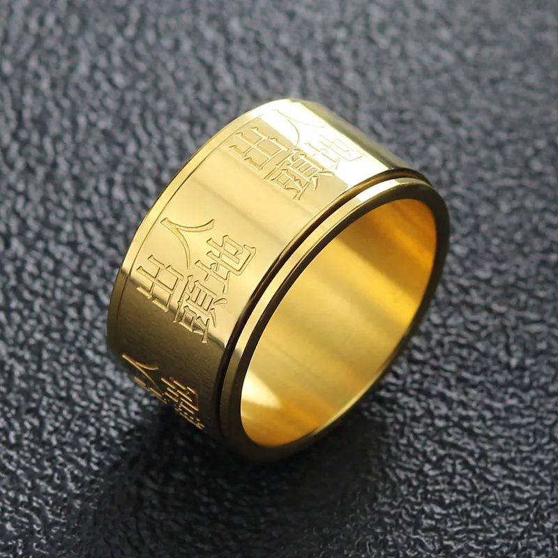 

QEENKISS RG835 2021 Fine Jewelry Wholesale Fashion New Man Boy Birthday Wedding Gift Religious Titanium Stainless Steel Ring 1PC