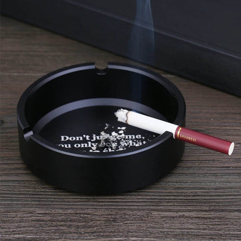 Высокое качество пепельница держатель для хранения спальня алюминиевый сплав