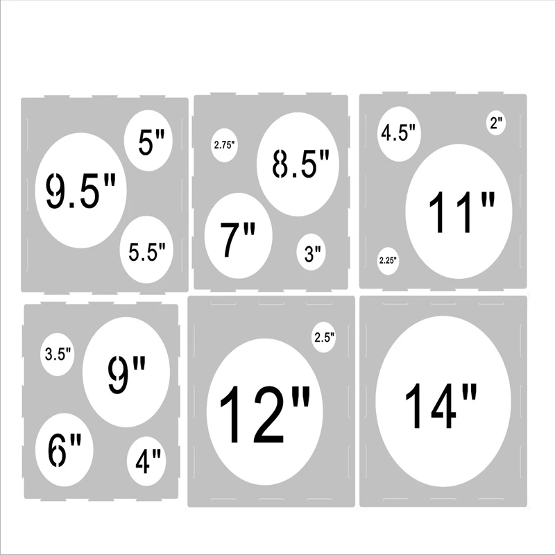

11Holes Balloon Sizer Box 2-10inch Balloons Measuring Box For Birthday Party Baloons Arch Garland Wedding Decoration Ballon Tool