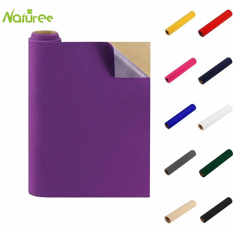 45 см x 300 см самоклеющиеся флок стены для ювелирных изделий с выдвижными ящиками тканевый палку корки Обои DIY 3d обои