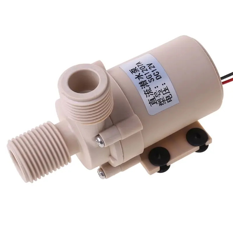 12V Solar Dompelpompen Горячая водяная помпа циркуляция 212 ° F Borstelloze Motor Hoge Druk|Насосы| |