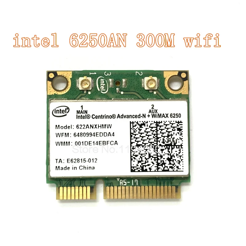 Беспроводная карта для Intel Centrino Advanced-N + WiMAX 6250 беспроводная мини-карта PCI-E MIMO 622ANXHMW