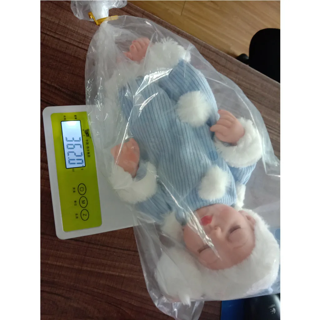 

11 Inch Soft Reborn Baby Dolls Lifelike Sleeping Real Baby Dolls Newborn Toy Doll Lifelike Real Babies Toys Gift For Girls Dolls