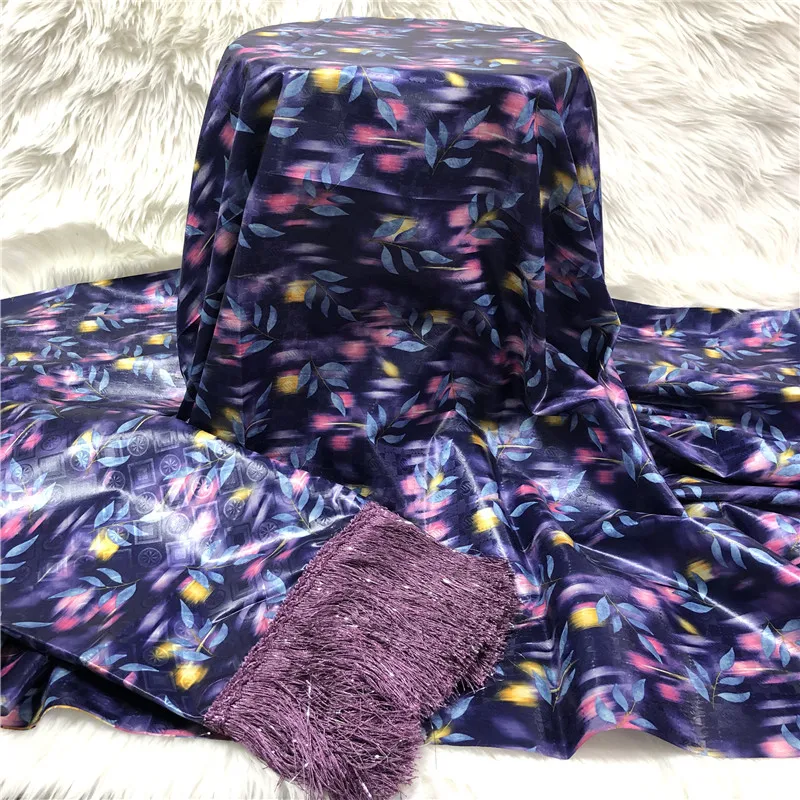 

New arrival african bazin riche lace 2020 high quality bazin farbic with tassel for wedding 5 2yards/lot