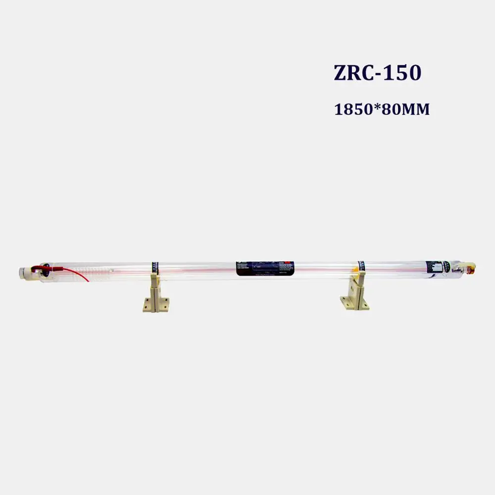Co2 Laser Tube 150W Glass Laser Tube 1850Mm Diameter 80Mm For Co2 Laser Engraving Zurong