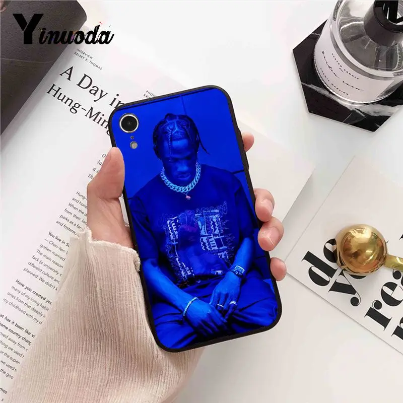 Yinuoda с изображением Трэвиса Скотта rapper чехол для телефона iPhone 8 7 6 6S 6Plus X XS MAX 5 5S SE XR