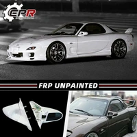for mazda rx7 fd3s rhd right hand drive frp unpainted 2pcs rearview rear view mirror trim mirrors replacement bodykits