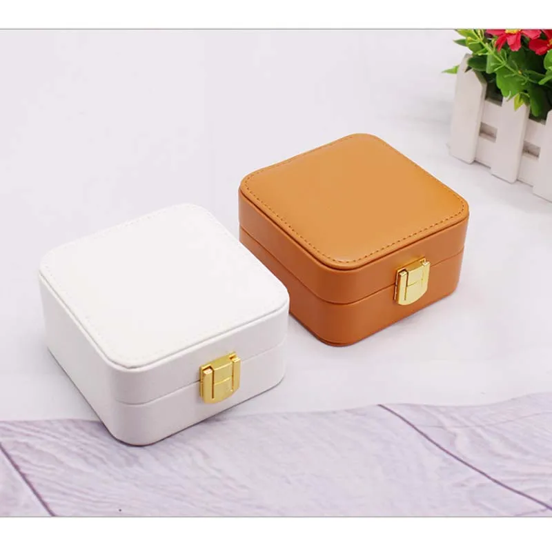 

Универсальный органайзер для ювелирных изделий Дисплей Путешествия Ювелирные изделия Чехол коробки Портативный шкатулка для драгоценнос...