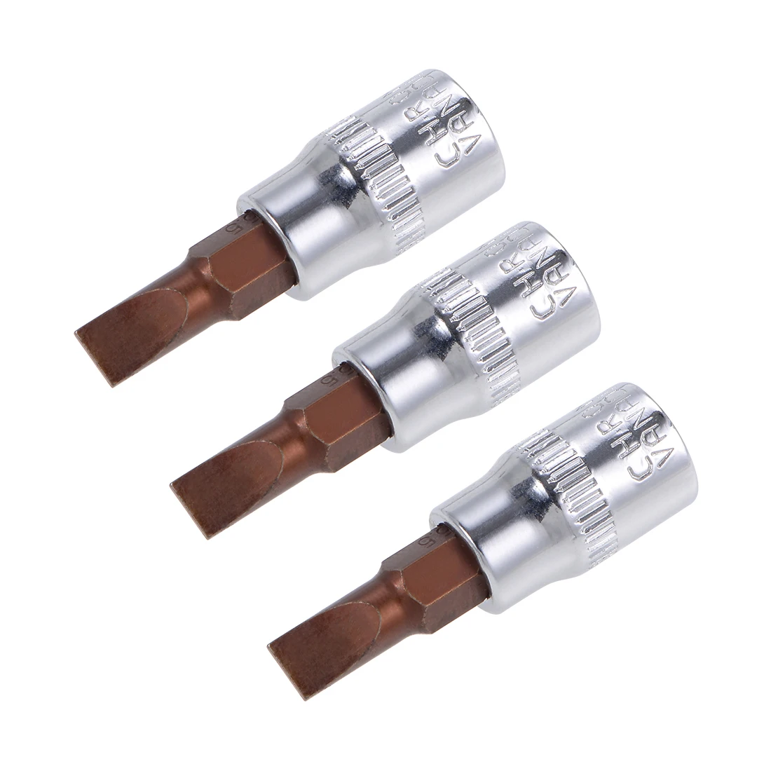 Uxcell 3 шт. битная розетка FD S2 сталь 48 мм длина 1/4 &quot3/8&quot FD4 FD5.5 FD6.5 FD7 для