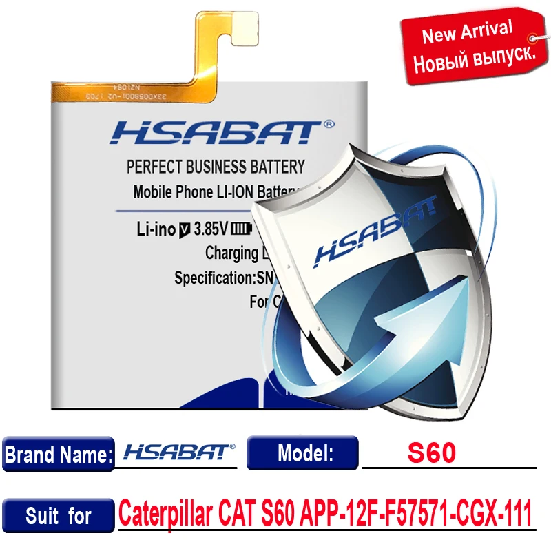 for CAT S60 HSABAT 5050 ма-ч для Caterpillar CAT S60 S30 S40 S50 APP-12F-F57571-CGX-111 CUBA-BL00-S50-000 Батарея для собаки кошки B15 B15Q B15Q AM - Цвет: for CAT S60