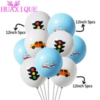 12 inch vehicle latex balloon airplane car traffic light latex balloon childrens toy party decoration creative balloon