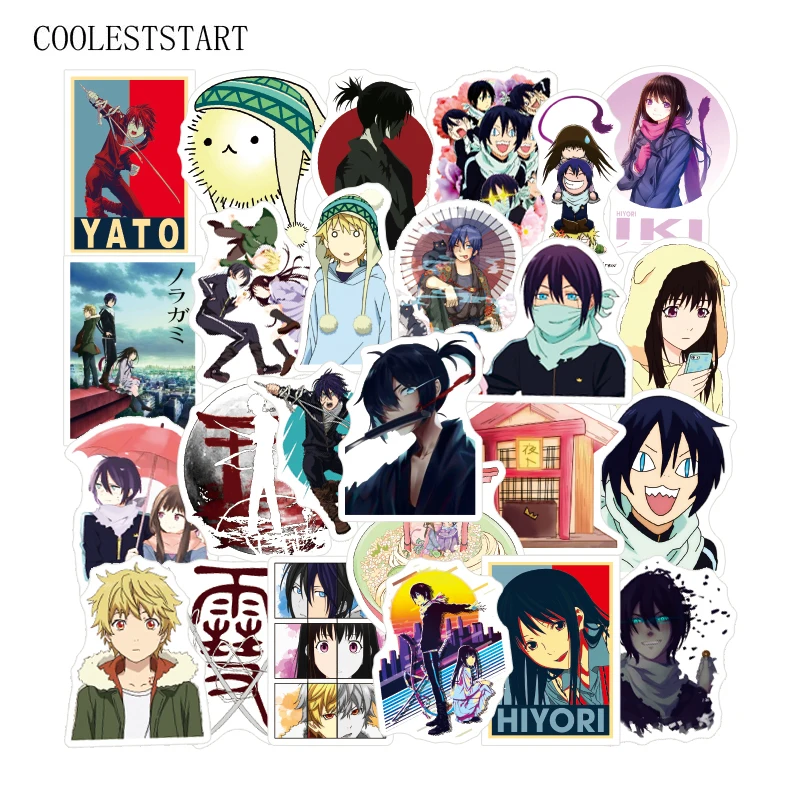

10/25Pcs/set Japan Anime Noragami Stickers Toys For Children's Motorcycles Skateboards Phones DIY Hand Diaries Scrapbooks Desk