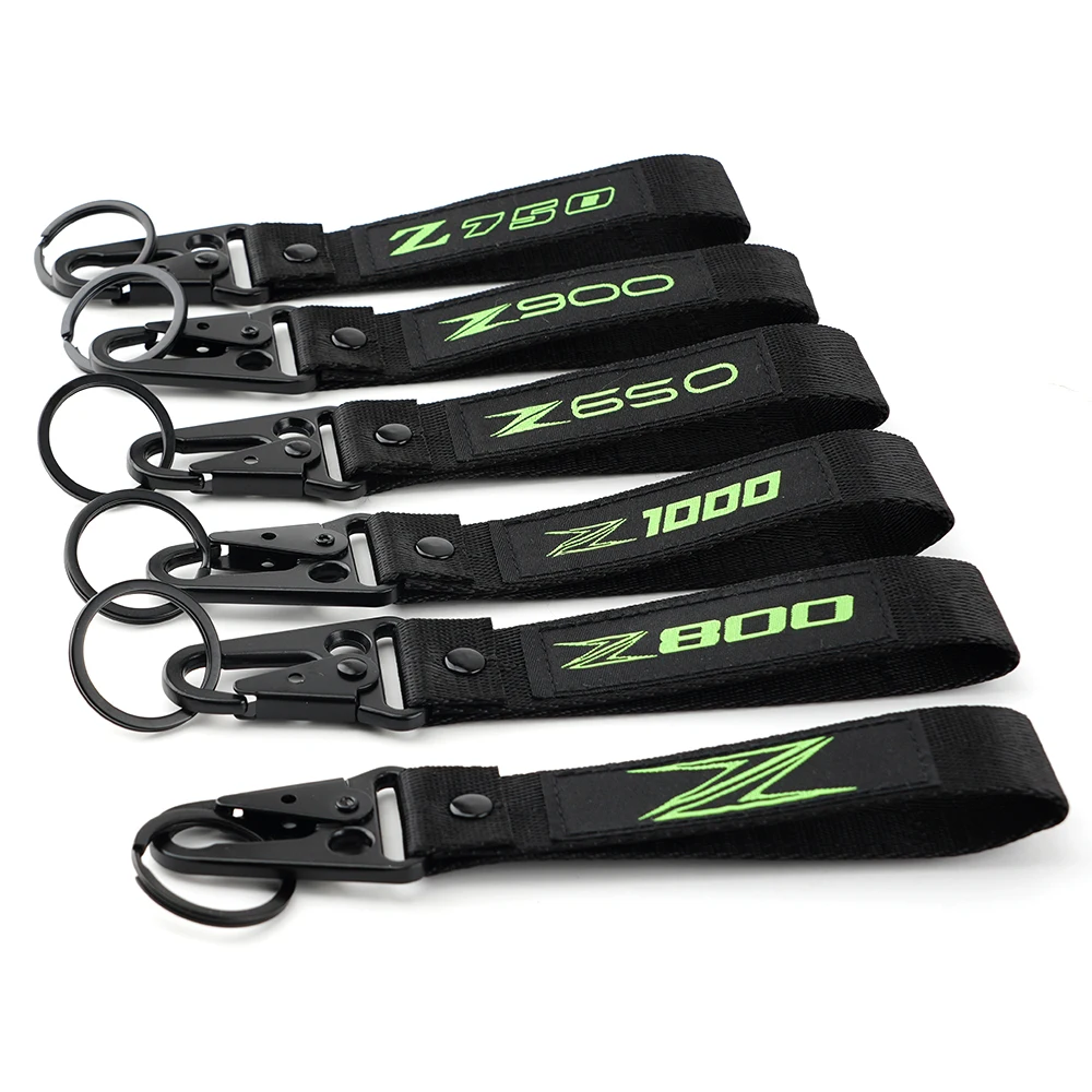 

New Motorcycle Embroidery Key Ring Keychain For Kawasaki Z400 Z650 Z900 Z800 Z750 Z1000 Z1000SX Z 400 650 900 800 1000 Z1000SX