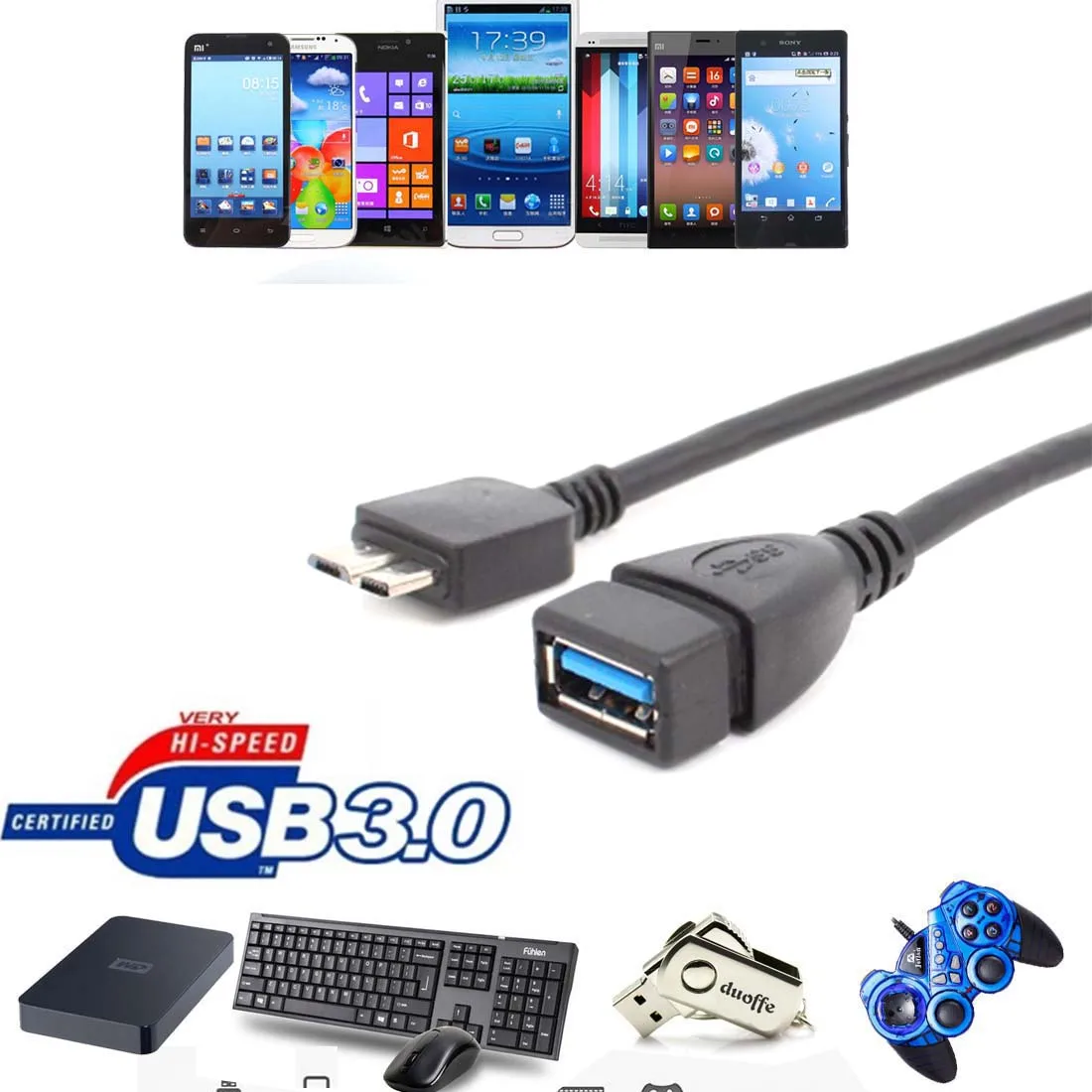 Микро USB 2520 OTG Хост кабель адаптер для Nokia Lumia levono thinkpad8 Phone|Кабели передачи данных| |