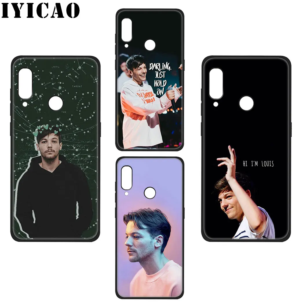 IYICAO Louis Tomlinson Black Soft Silicone Case for Huawei Mate 20 10 Lite Pro Nova 5i 4 3i 3 2i 2 |