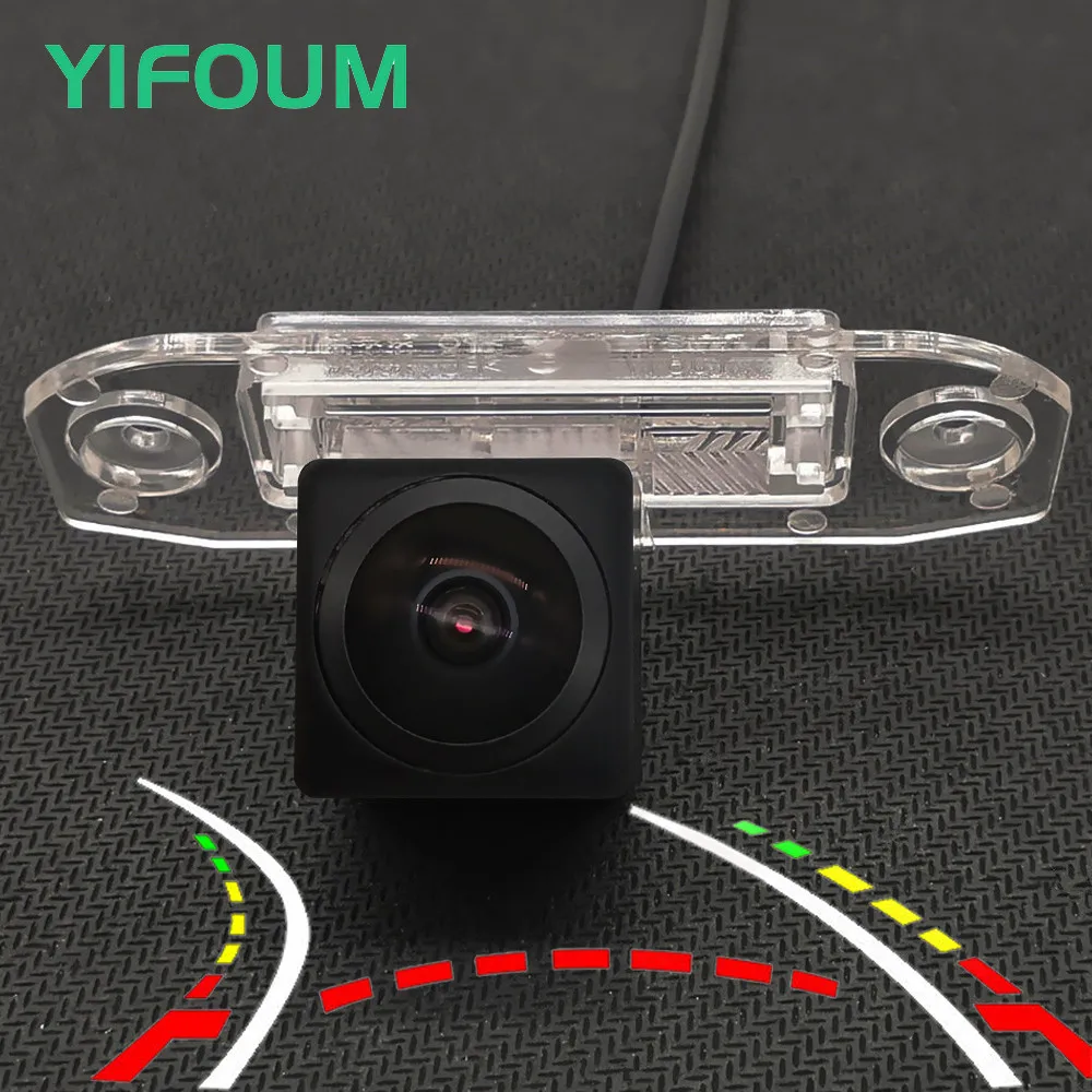 AHD Fisheye Dynamic Trajectory Car Rear View Wireless Camera For Volvo C30 C70 XC60 XC70 XC90 S40 S60 S80 V40 V50 V60 V70 S80L
