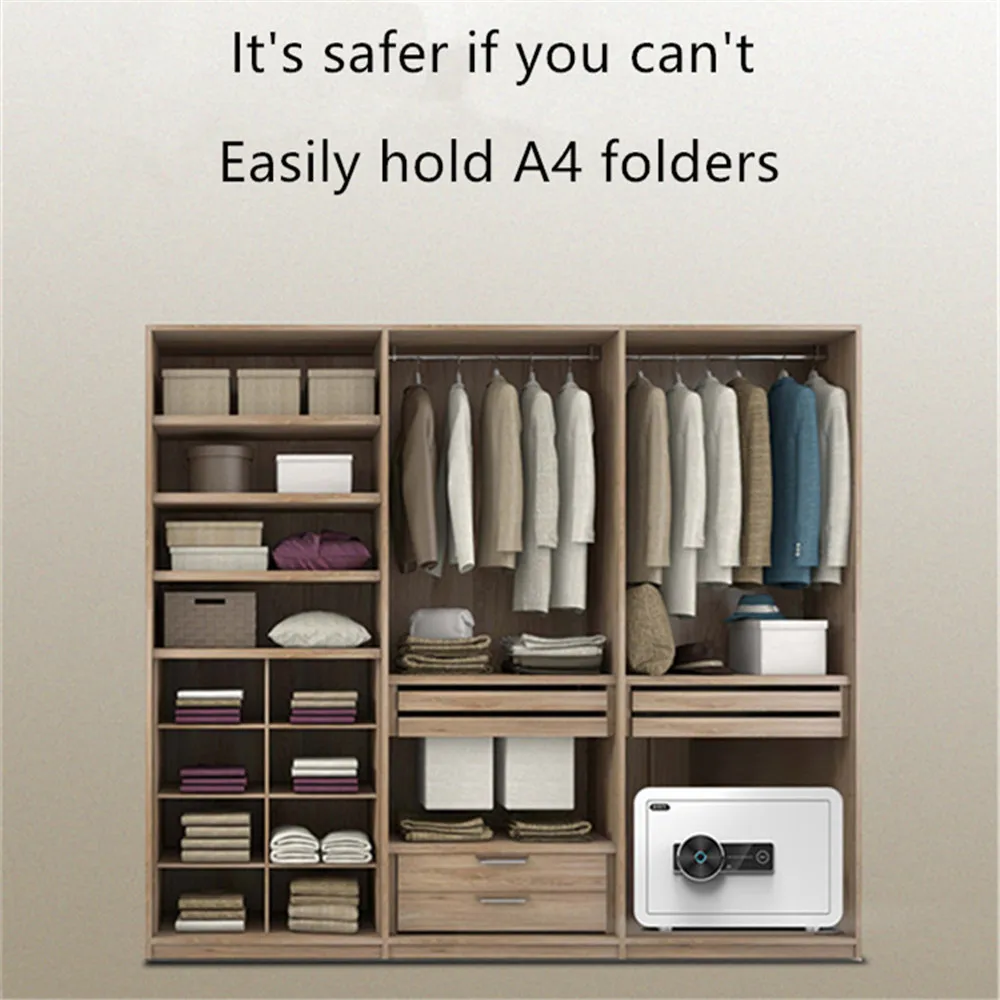 Manufacturers Directly Sell Hidden Form Can Be Fixed Small Household Safe Mini Fingerprint Storage Full Steel Security Box | Безопасность