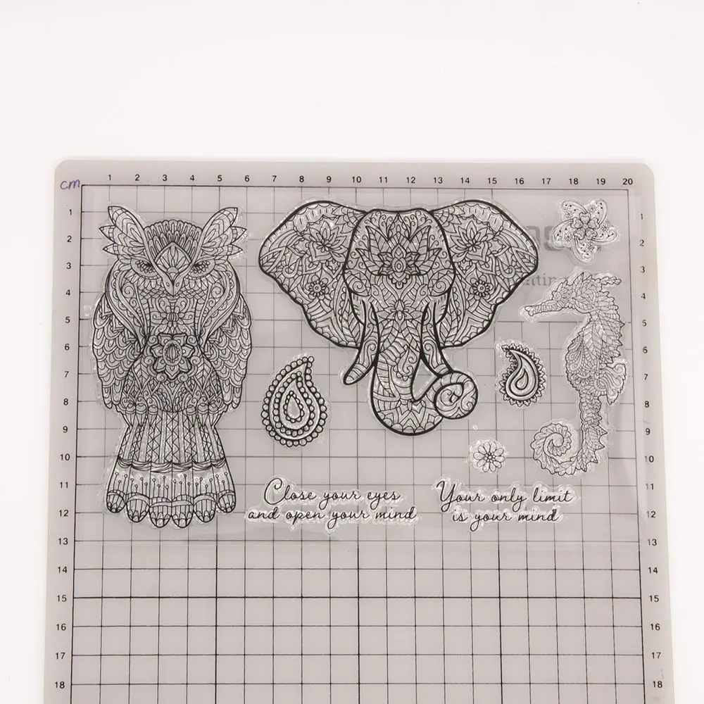 Штампы для скрапбукинга слон и Орел | Дом сад