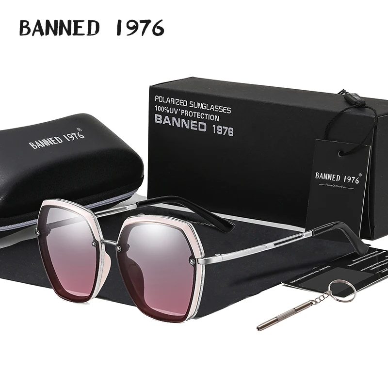 Aluminum Magnesium HD Polarized Fashion Sunglasses Women Men Driving Sun Glasses Vintage Oculos De Sol With Original Brand Box big sunglasses for women