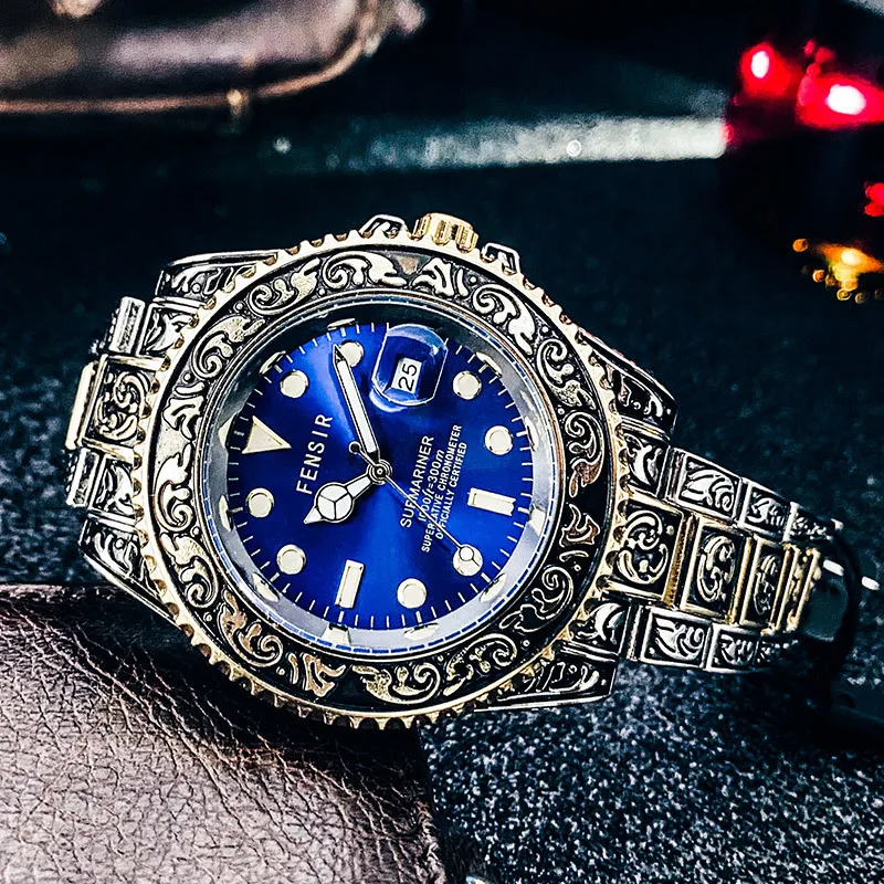 

2021FENSIR Luxury Designer Brand Waterproof Simple Fashion Trend Luminous men's Quartz Watch