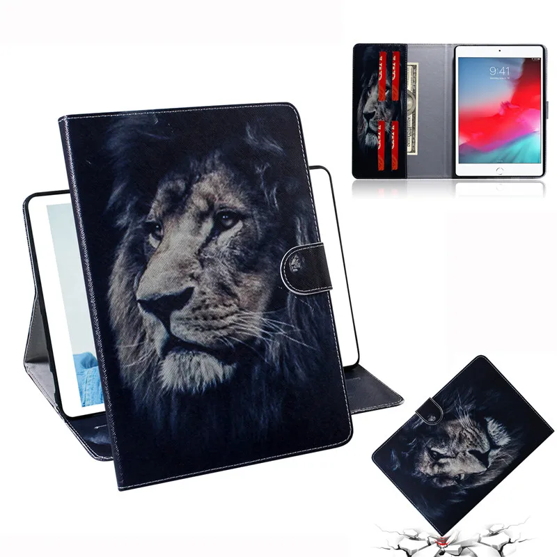 Чехол для iPad Mini 1 2 3 4 5 7 9 дюймов чехол с откидной крышкой кожаный чехол-книжка
