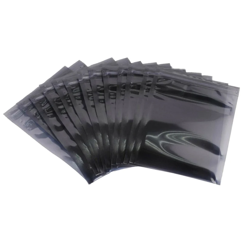 50 шт./лот антистатические Алюминий хранения сумка на молнии машина мешок анти