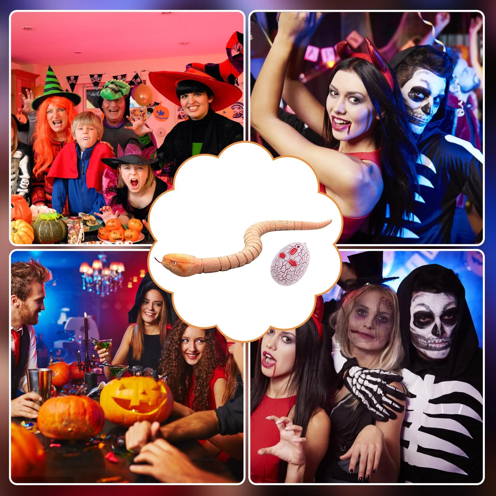 

16 inches Realistic Remote Control RC Snake Toy with Shaped Infrared Contro Terrifying Mischief Kids Toys Funny Novelty Gift