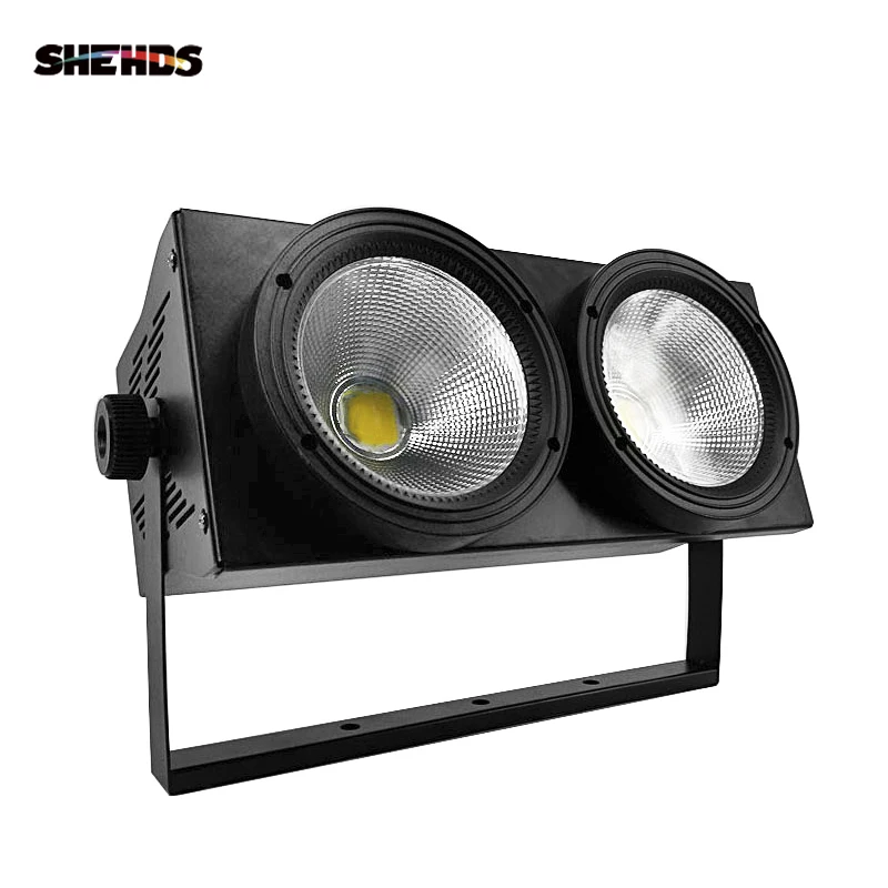 Светодиодный светильник 2 глаза 200 Вт холодный теплый белый COB DMX512 сценический