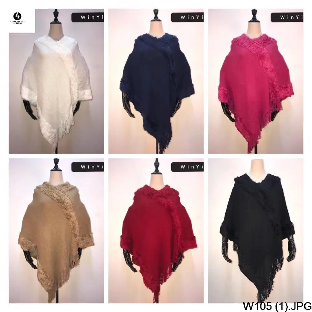 

Free Size African Style Women Ponchos Fashion Design Autumn Winter Lady Ponchos African clothes for women