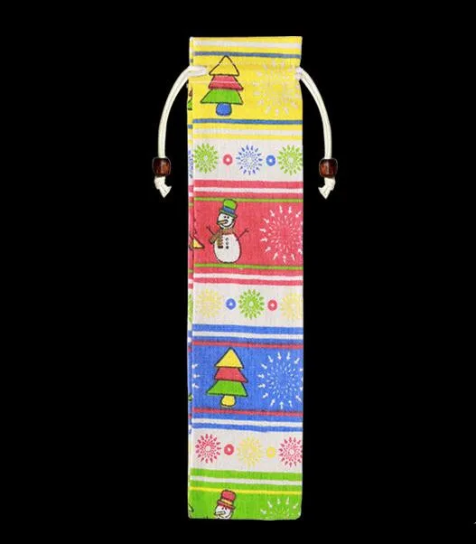snowman bag Лидер продаж, набор посуды 5 шт./компл. многоразовые Нержавеющая сталь комплект переносной посуды с Ложка Вилка Набор ножей и Чистящая Щетка - Цвет: snowman bag