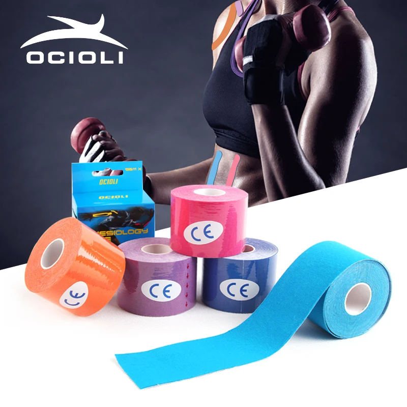 Нарезанные Кинезио-тейпы водонепроницаемая Спортивная восстанавливающая