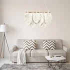 Макраме ручной работы, настенный гобелен с листьями и перьями, Богемные аксессуары, украшение для дома, квартиры, спальни, детской комнаты, подарок