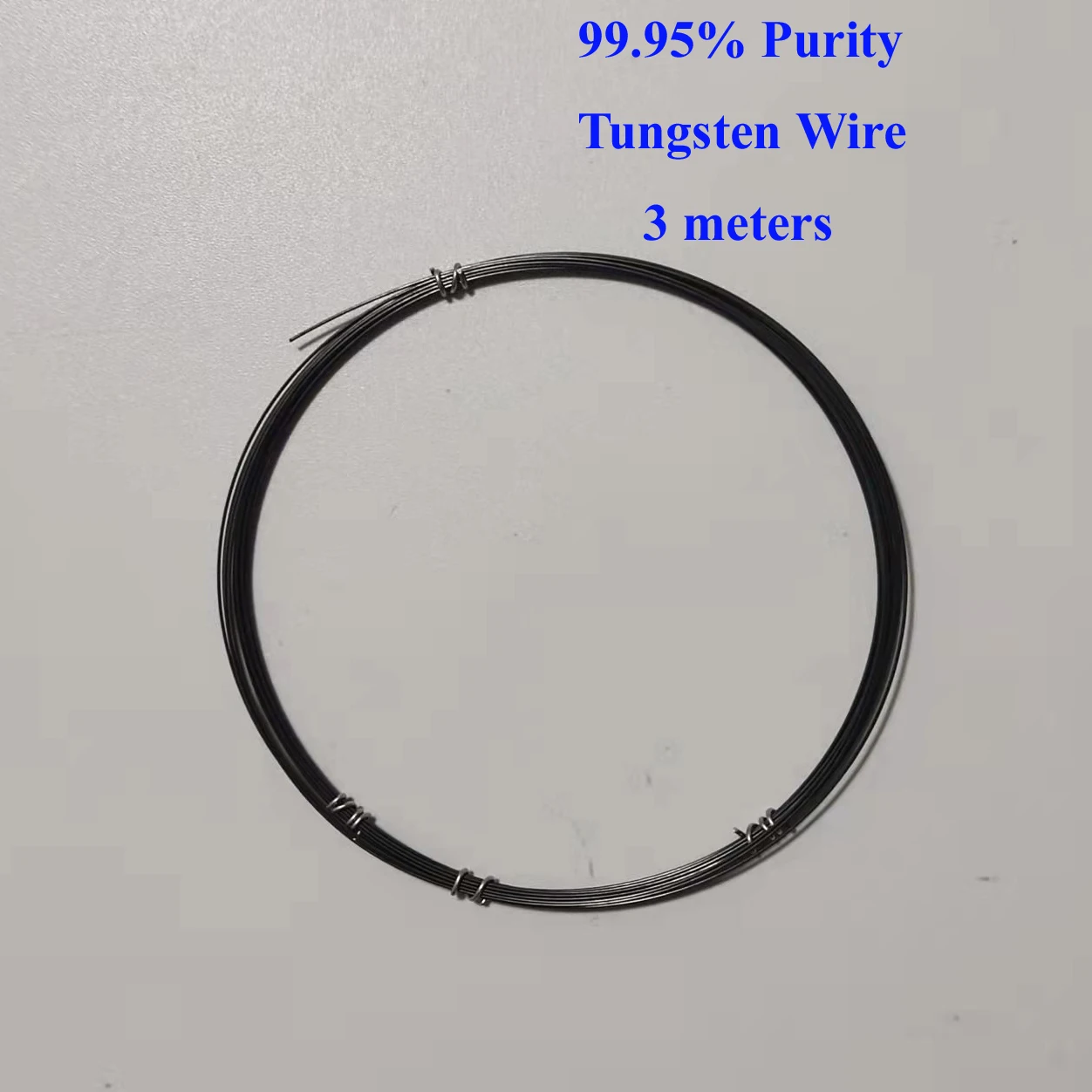 Вольфрамовая проволока Wolfram 3 метра 99.95% чистоты материал сделай сам | Прочие