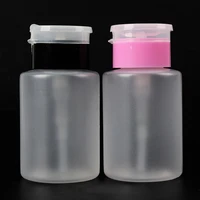 150ml nail polish empty pump liquid alcohol press nail polish remover cleaner bottle dispenser make up refillable container
