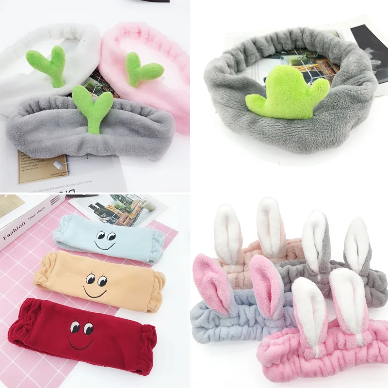 Повязка на голову с кошачьими ушками для женщин и девочек тюрбан бантом мытья