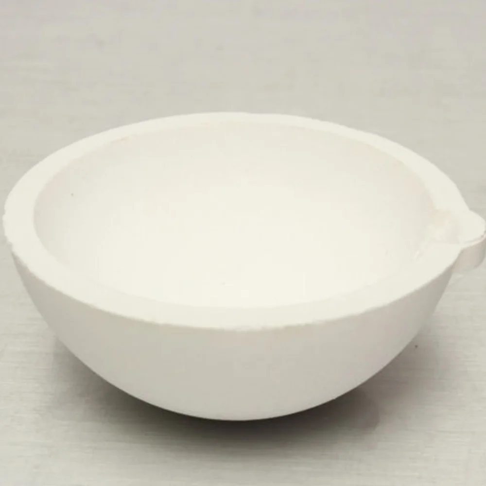 

1PC Jewelry Workbenches Tools Ceramic Crucible Bowl Dish Cup Furnace Melting Casting Refining Gold Silver