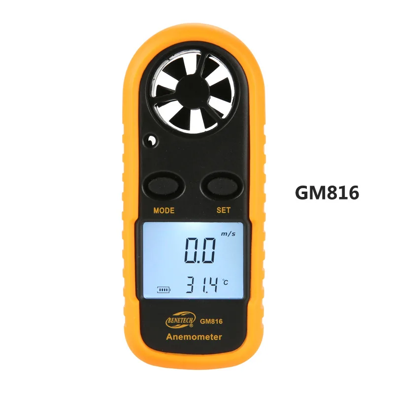 Mini Digital Wind Speed Meters GM816 Pocket Anemometers Gauge Meter 30m/s (65MPH) | Инструменты