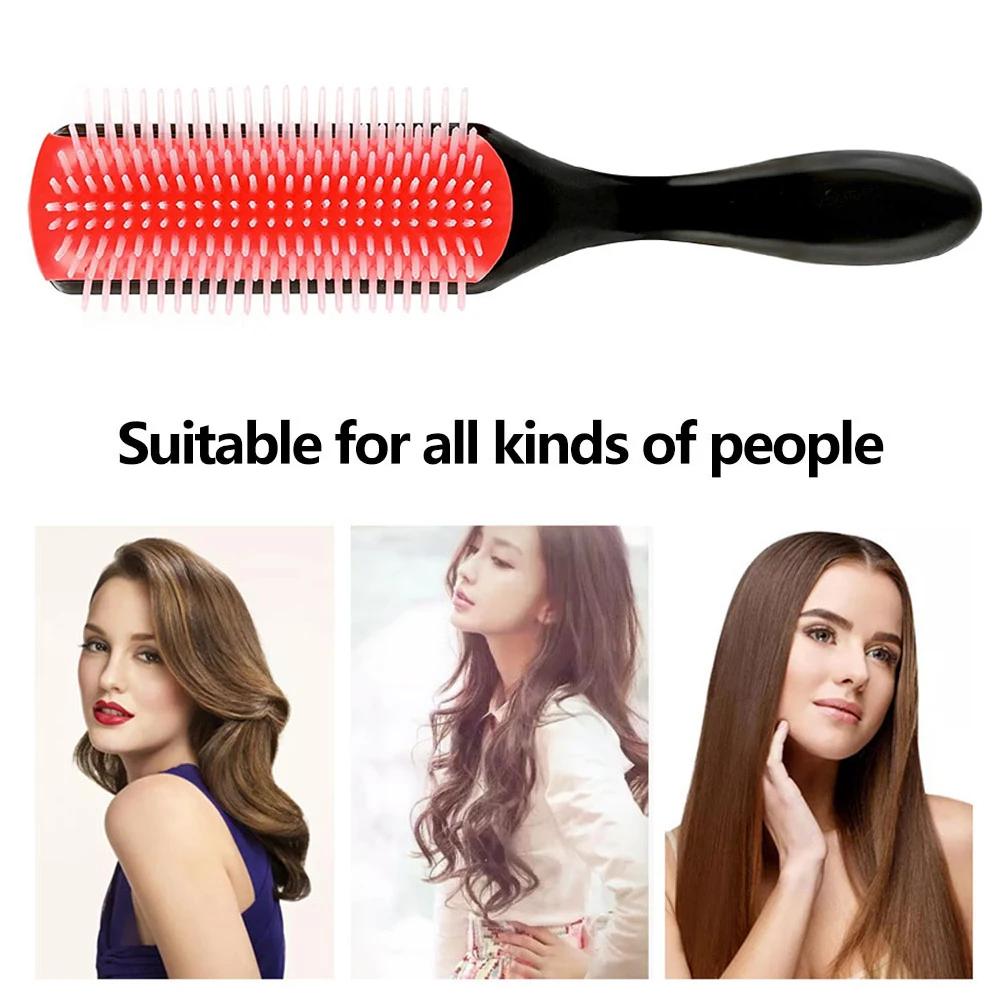Анти статический парикмахерские расчески Меридиан кисти Съемная массаж для