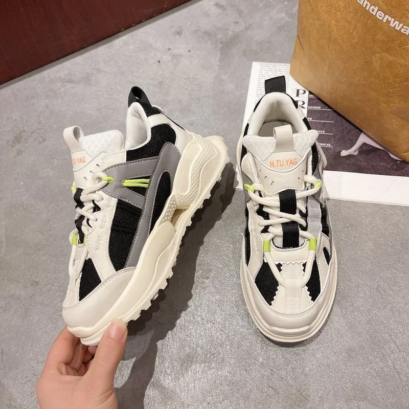 

Flat shoes women 2021 new Korean version all-match thick-soled Harajuku style sneakers