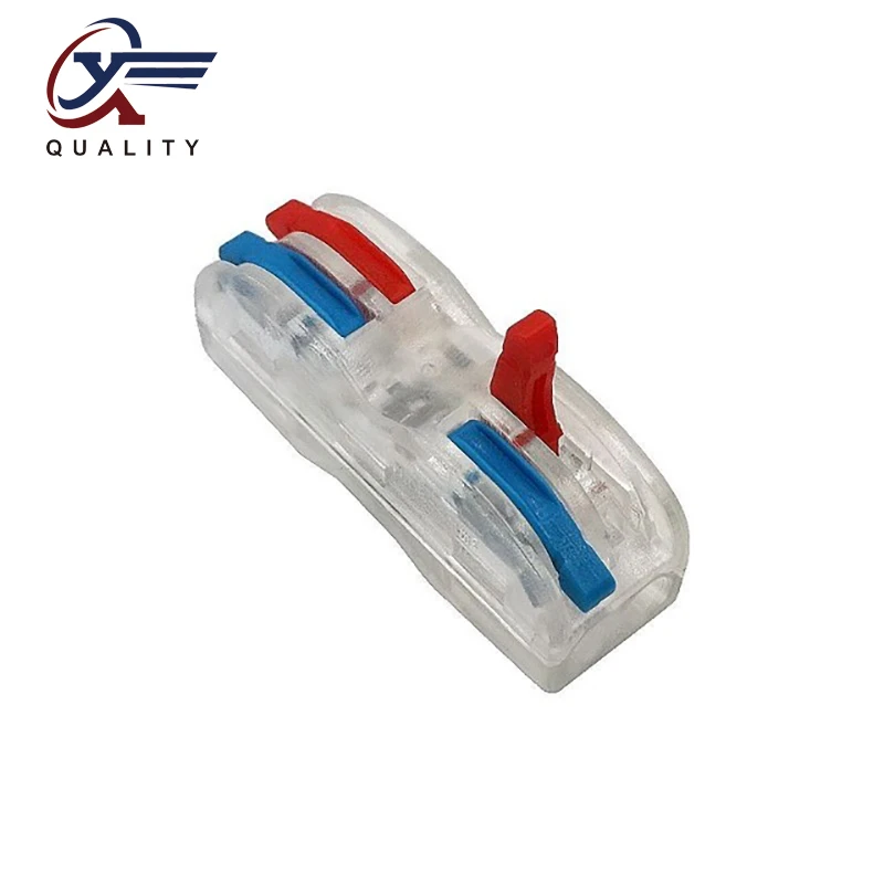 

30/50/100PCS Pin-222 Electrical Wiring Terminal Household Wire Connectors Fast Terminals For Connection Of Wires Lamps SPL-2CT