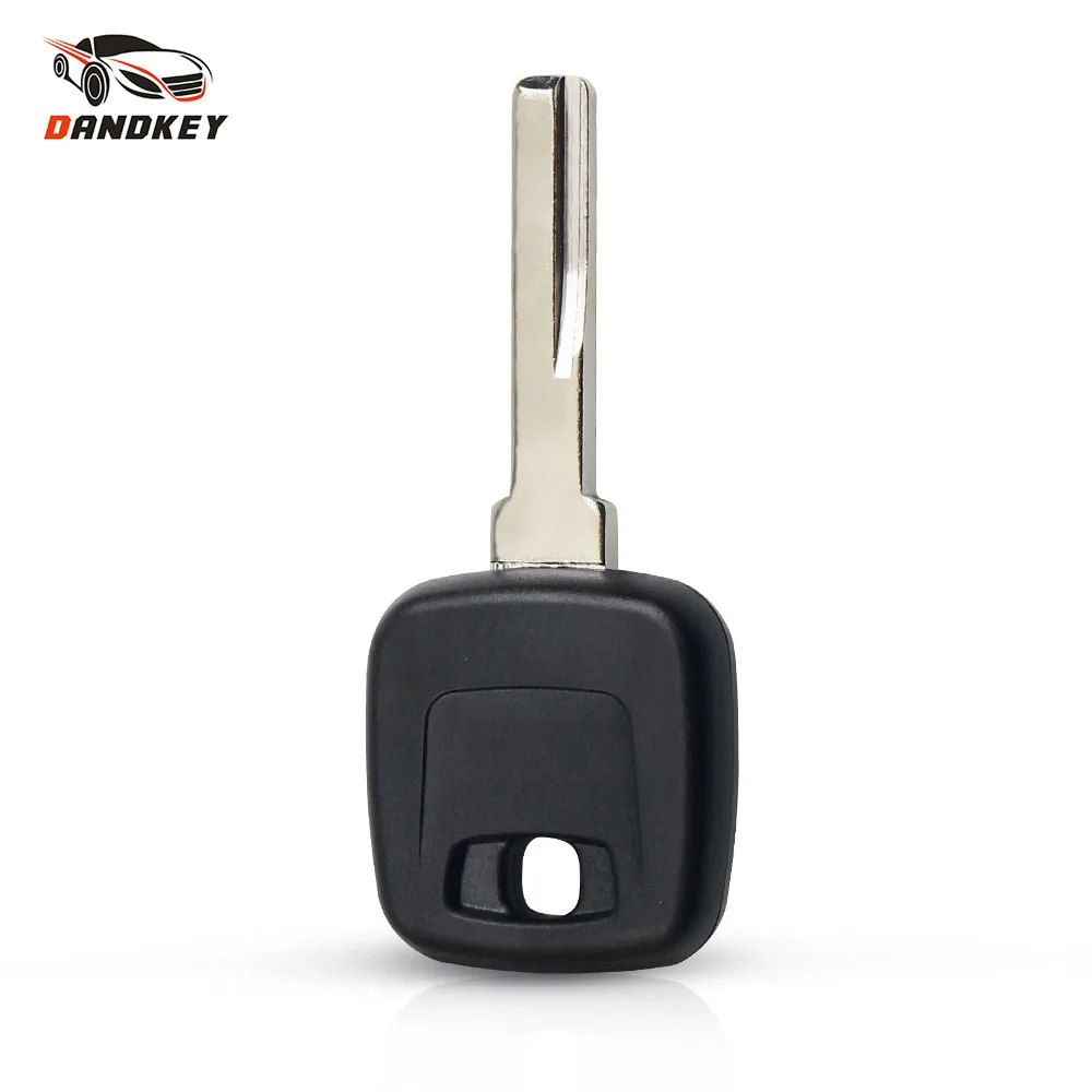 

Dandkey Transponder Chip Auto Car Key Case Shell With ID48 ID44 Chip Fob Cover Uncut HU56R Blade For VOLVO S40 V40 S60 S80 XC70