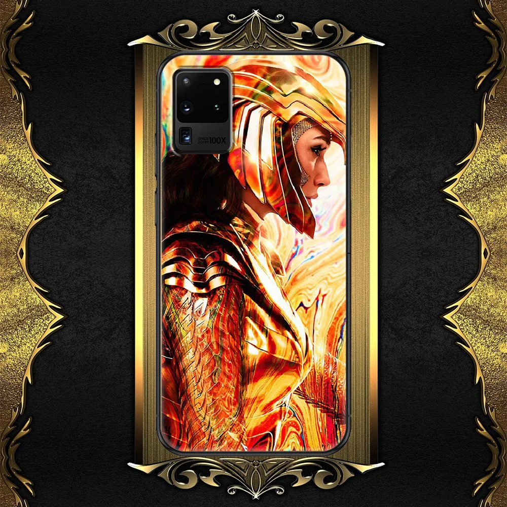 

Wonderes Superhero Womanes Phone case For Samsung Galaxy Note 4 8 9 10 20 S8 S9 S10 S10E S20 Plus UITRA Ultra black 3D funda tpu