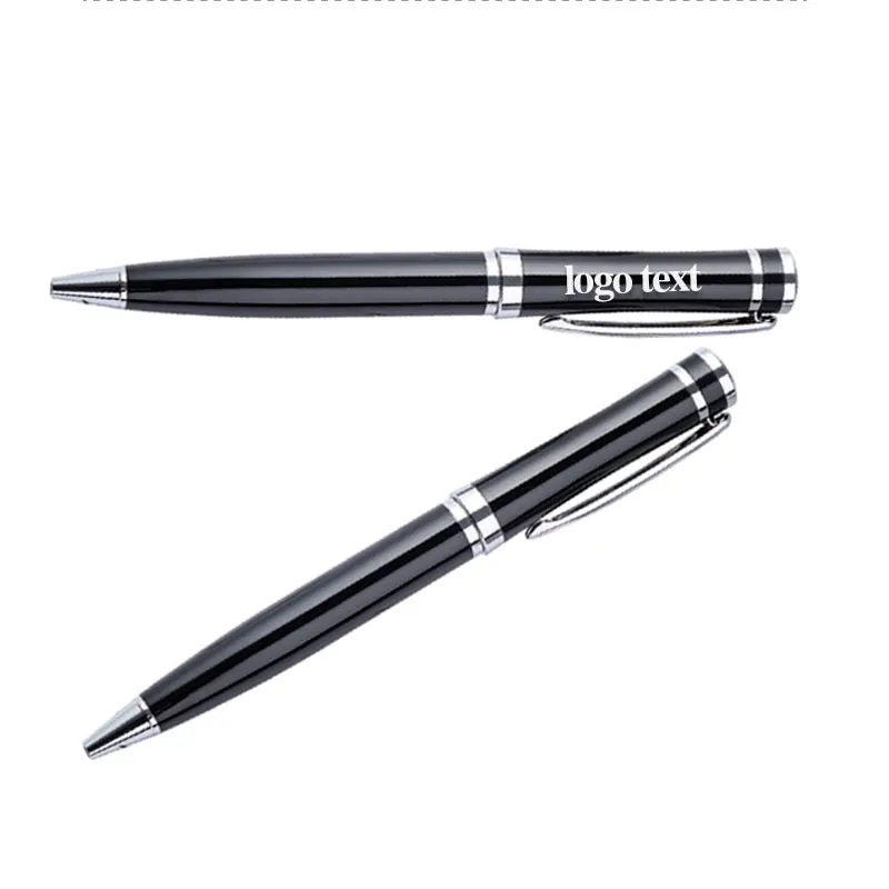 LZN черная с серебряным зажимом шариковая ручка универсальные Канцелярские