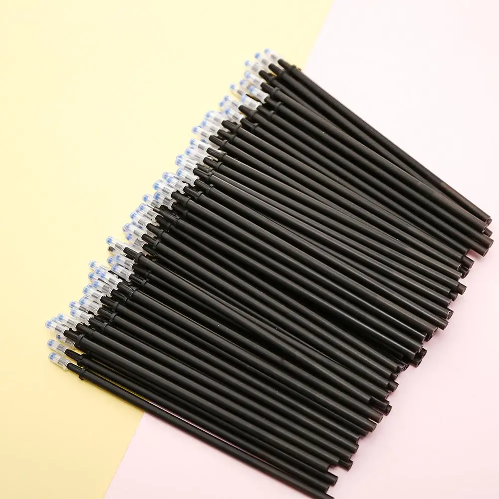 50 шт./упак. корейские стираемые чернила для гелевой ручки заправки черный синий